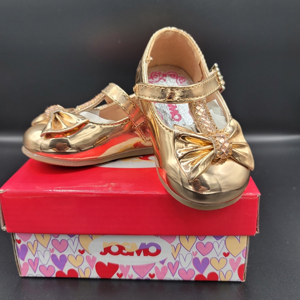 Never Worn Rose Gold Mary Jane Infant Shoes